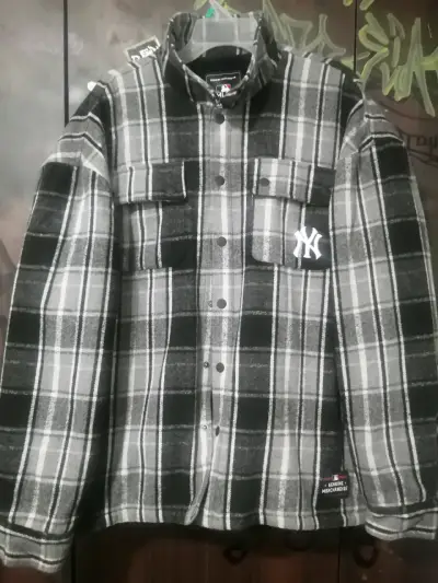 Sobrecamisa a cuadros MLB New York Yankees - miniatura 1