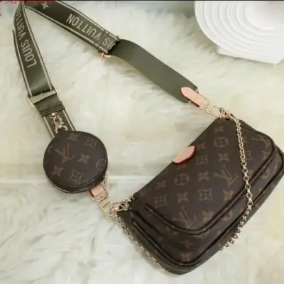 Bolso Monogram con Correa Verde - miniatura 3