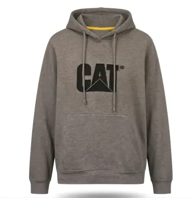 Polerón con capucha gris CAT para hombre - miniatura 1