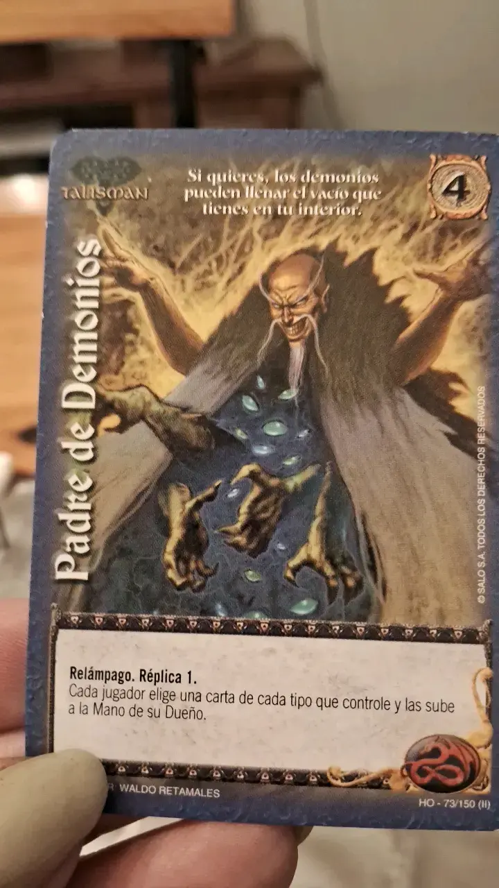 Carta de juego Talisman Padre de Demonios