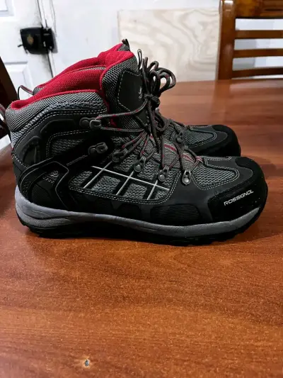 Zapatos de seguridad Rossignol negras y rojas 43 - miniatura 3