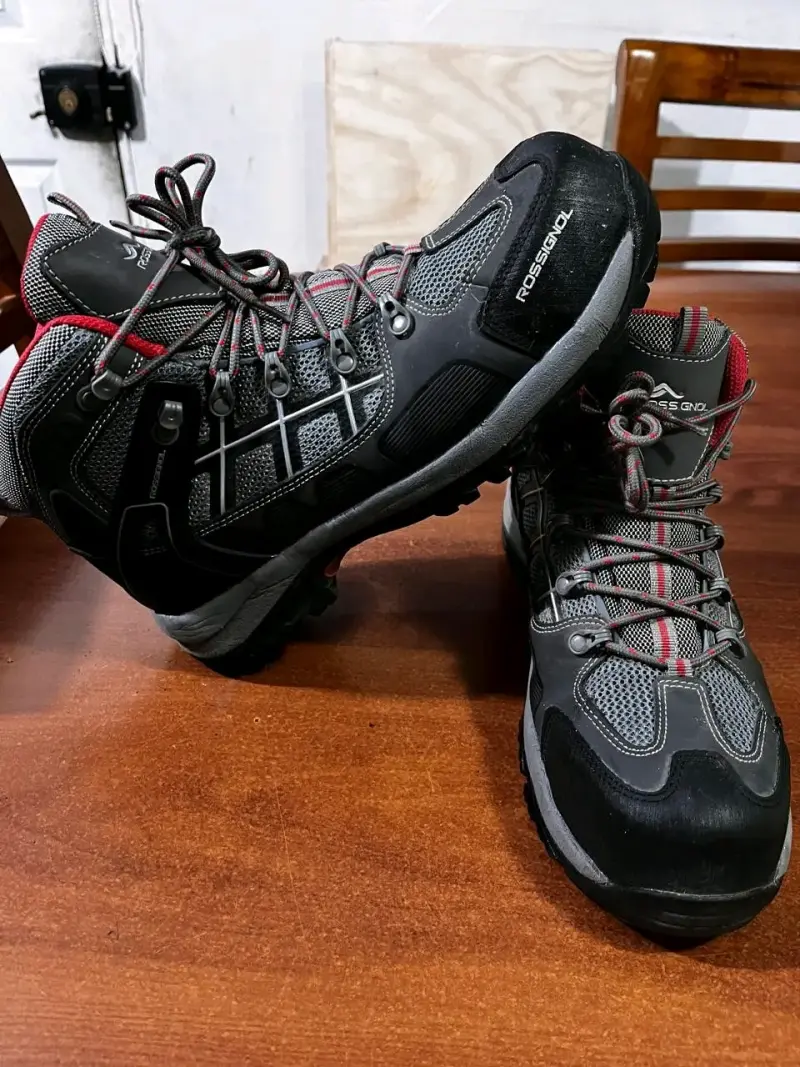 Zapatos de seguridad Rossignol negras y rojas 43 - 4