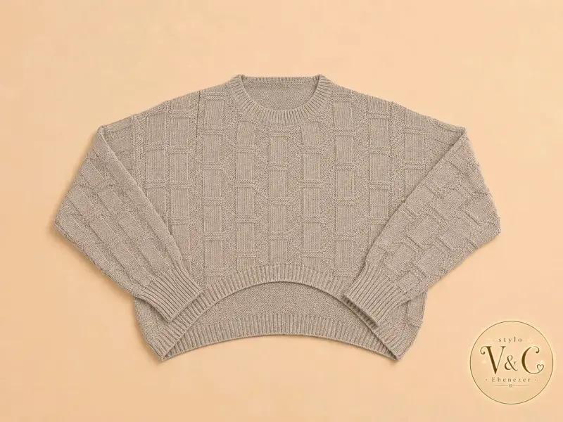 Suéter Beige de Punto para Mujer STANDAR