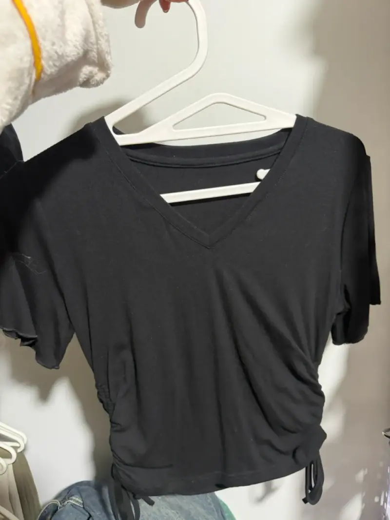 Polera de punto beige para mujer - 6