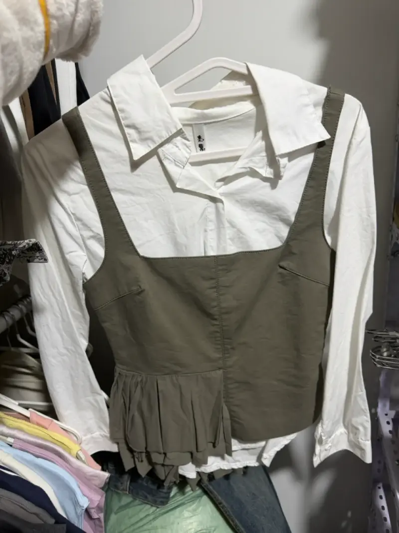 Blazer gris Forever 21 para mujer - 4