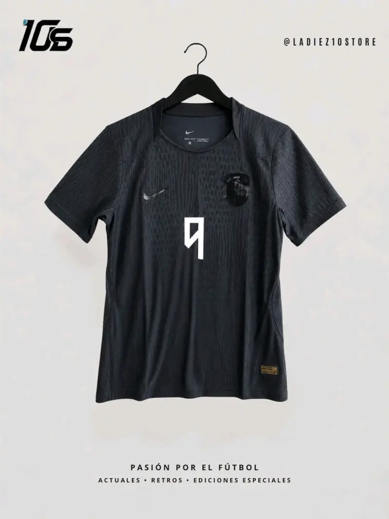 Camiseta de fútbol negra Nike Braut Haaland - 1
