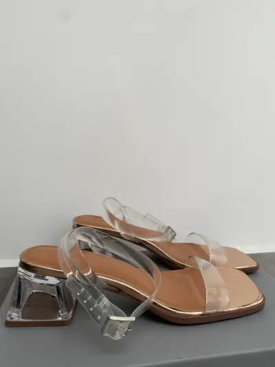 Sandalias de tacón transparente ASOS - miniatura 1
