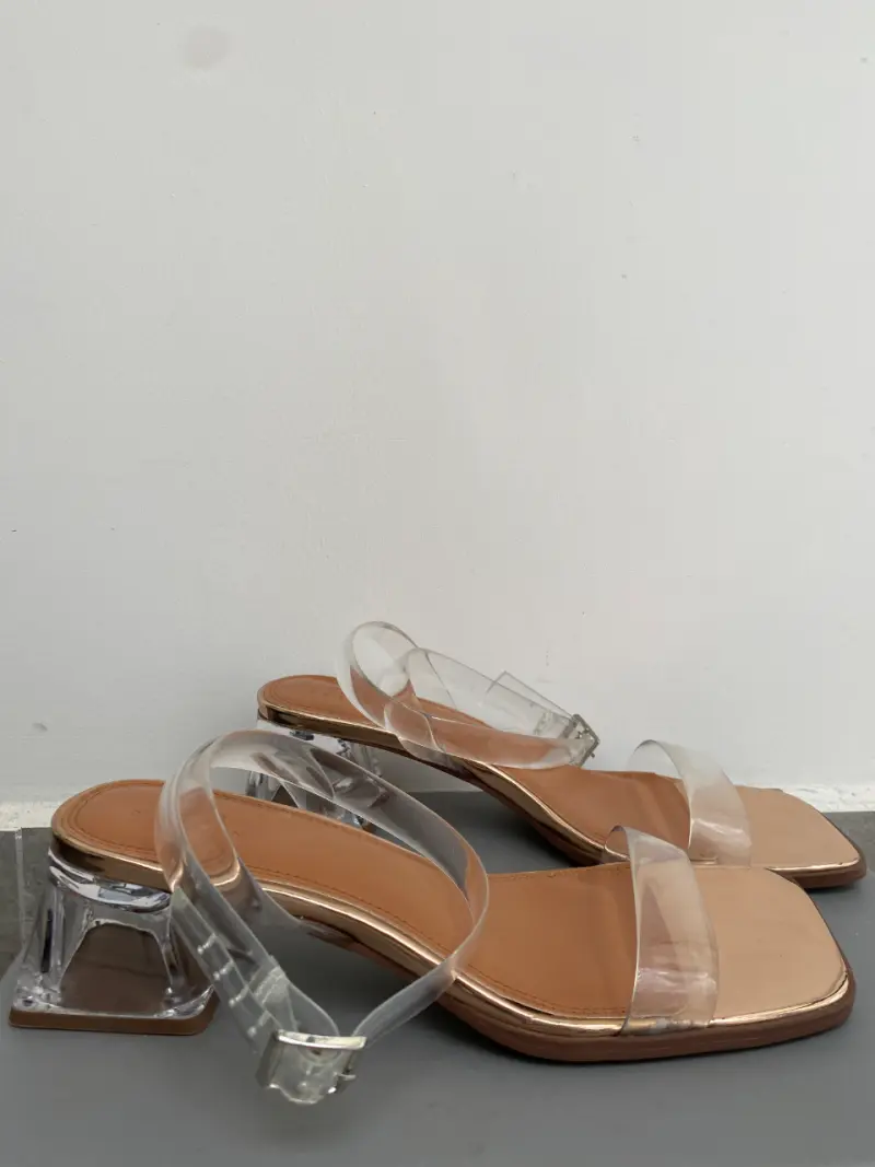 Sandalias de tacón transparente ASOS - 2