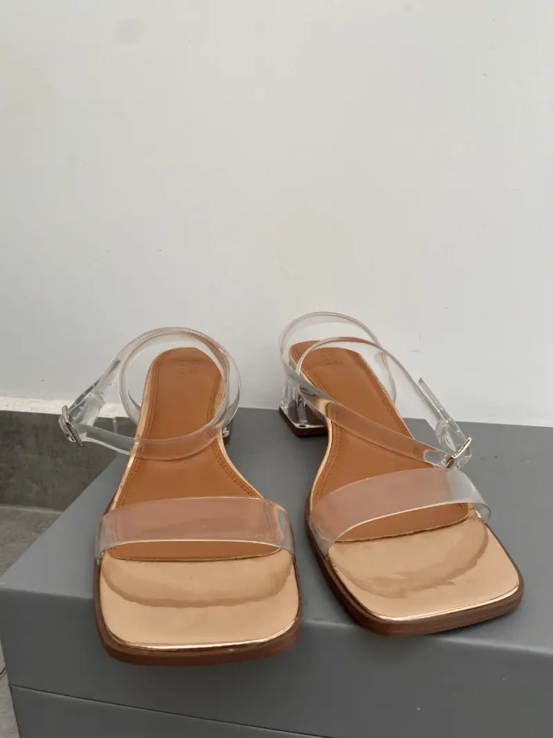 Sandalias de tacón transparente ASOS - 3