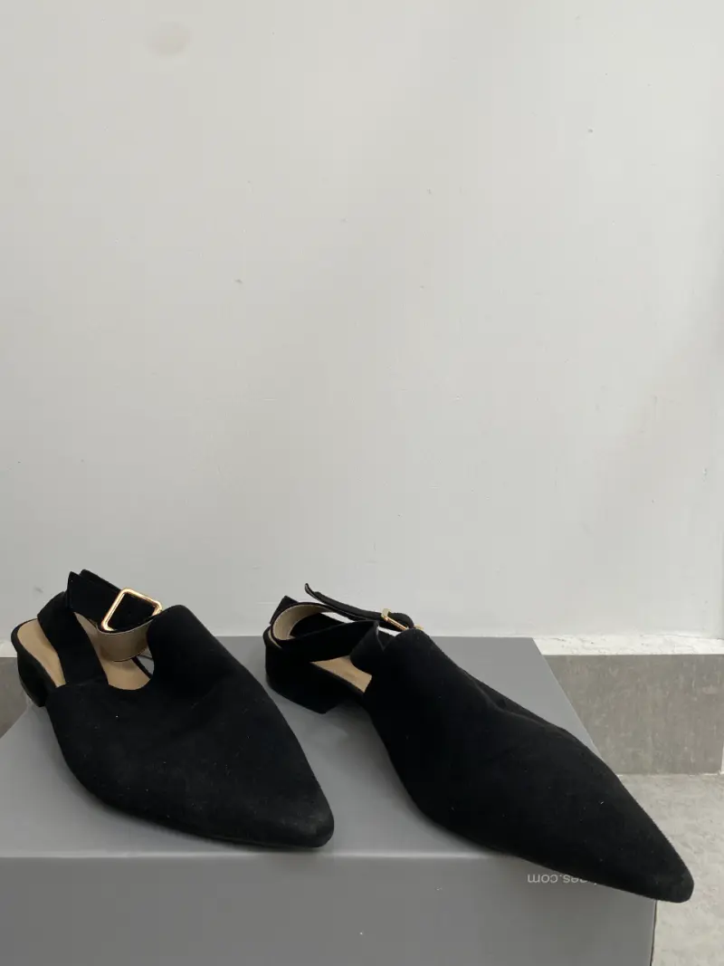 Zapatos de mujer negros con hebilla - 3
