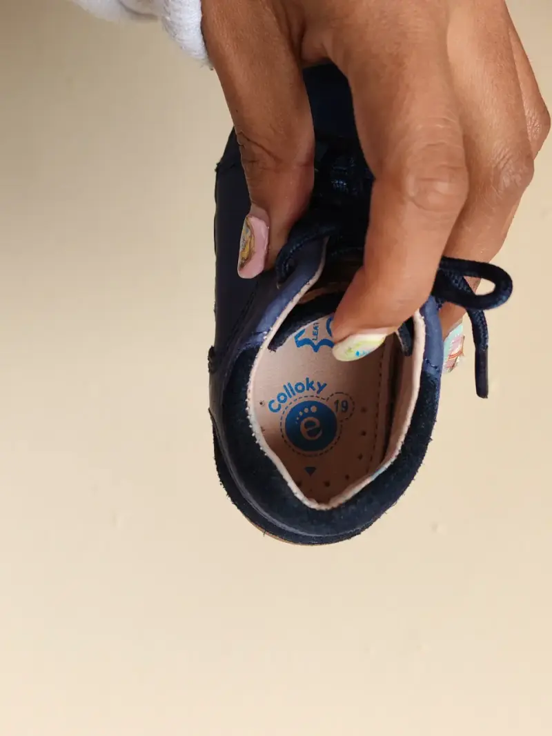 Zapatos de bebé azul Colloky talla 19 - 2