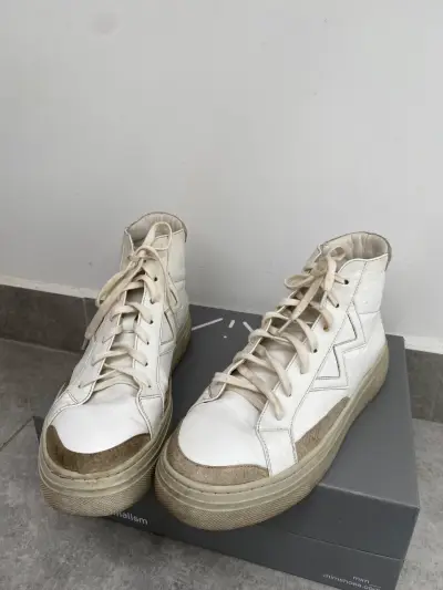 Zapatillas MIM caña alta blancas - miniatura 3