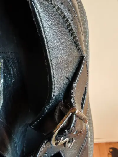 Zapatos escolares negros con hebillas Romano - miniatura 4