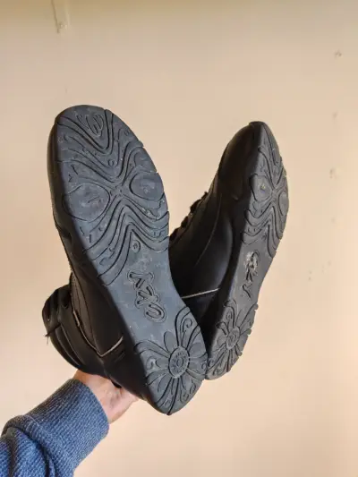 Botines de cuero negro CKJ para hombre - miniatura 3