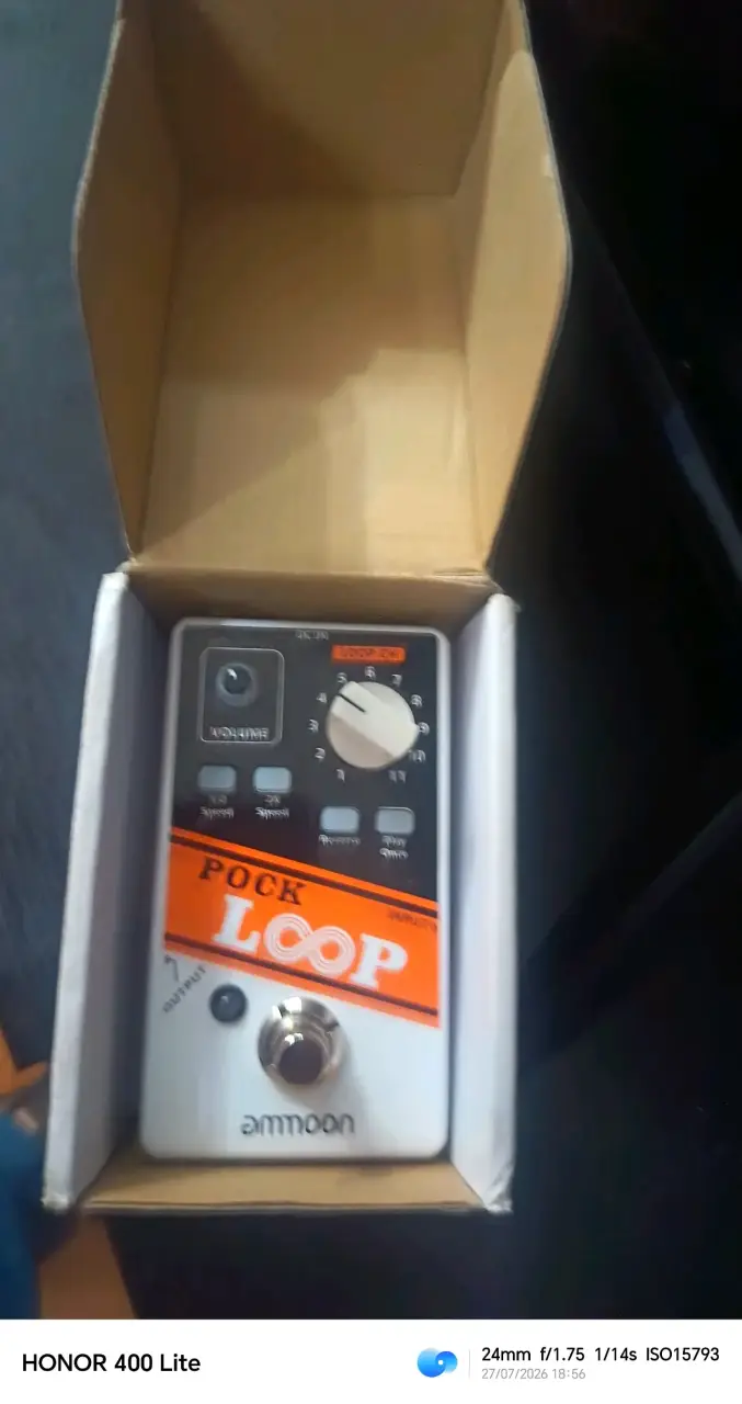 Pedal de efectos Ammoon Pock Loop para guitarra - 2