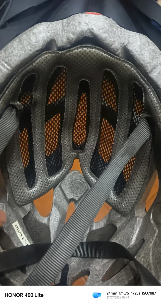Casco de ciclismo Speed negro y rojo - 2