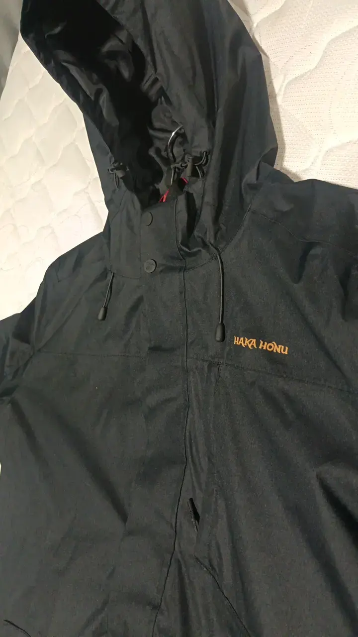 Parka impermeable negra Haka Honu - 2