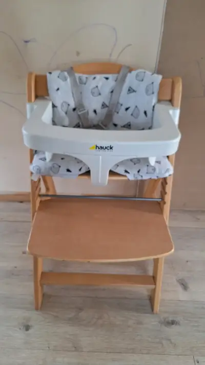 Silla de Comer para Bebé Hauck de Madera - miniatura 1
