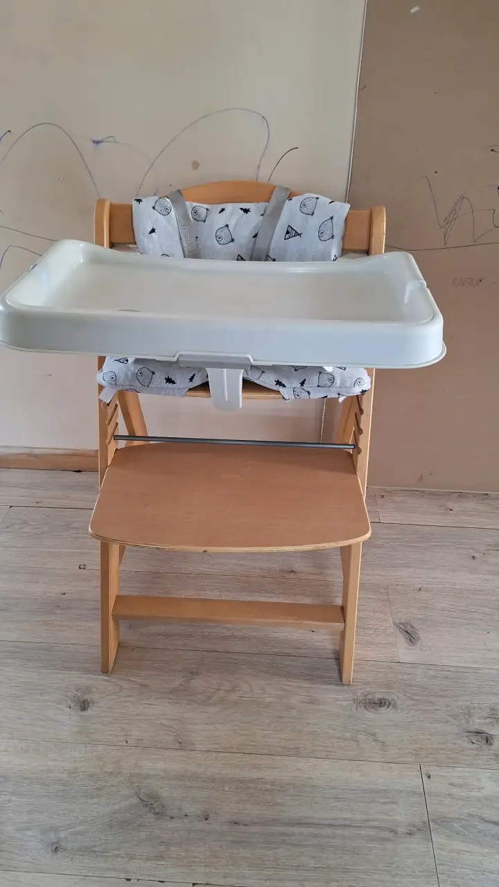 Silla de Comer para Bebé Hauck de Madera - 3