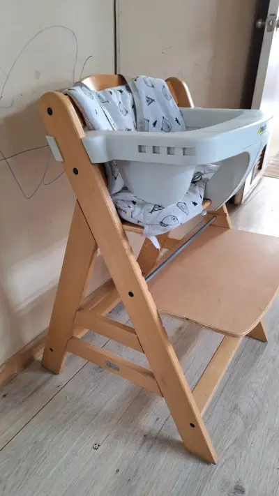 Silla de Comer para Bebé Hauck de Madera - miniatura 6