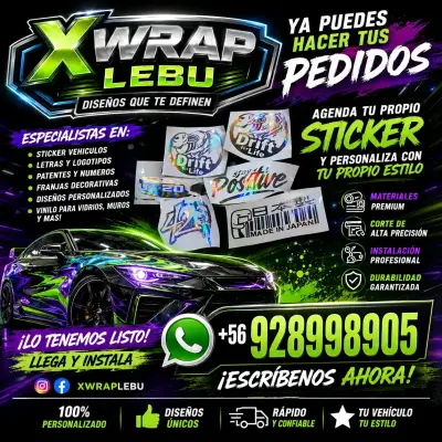 Stickers Personalizados para Vehículos y Decoración - miniatura 1