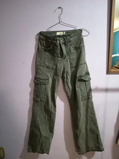 Pantalones Flare, Cargo de mujer - miniatura 1