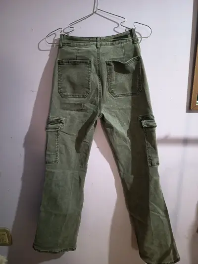 Pantalones Flare, Cargo de mujer - miniatura 2