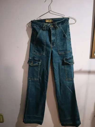 Pantalones Flare, Cargo de mujer - miniatura 3