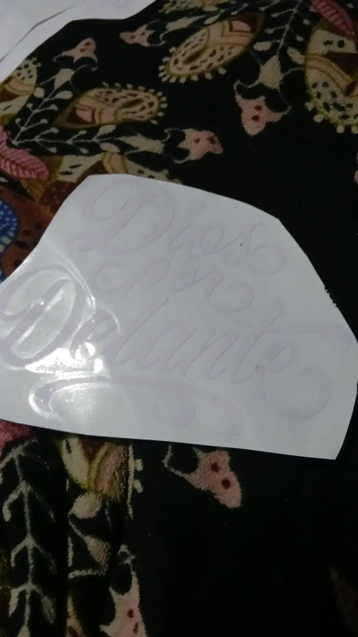 Calcomanía para auto 'Dios por Delante' 30cm - 2
