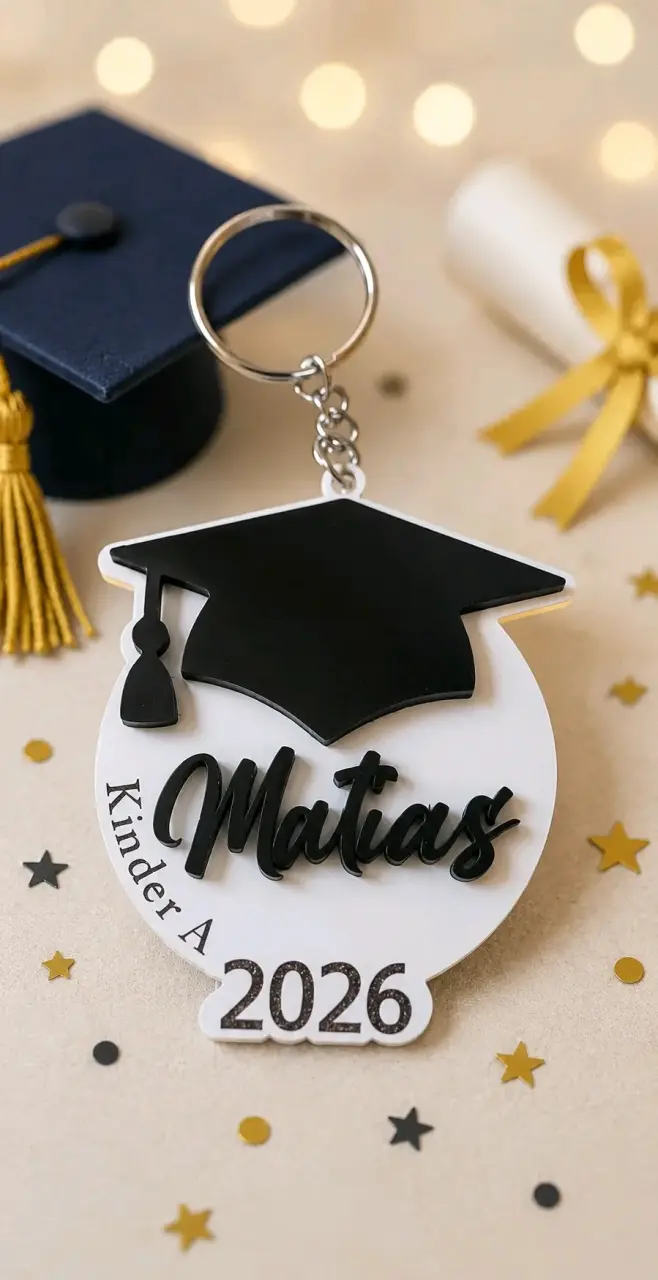 Llavero de Graduación Personalizado - 3