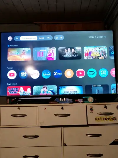 Tv Android Qled tcl de 55 - miniatura 1