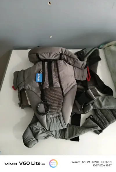 Portabebés ergonómico Infanti gris - miniatura 1