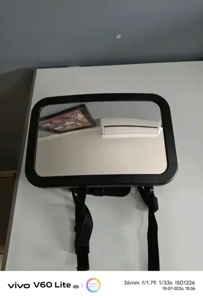 Espejo retrovisor para bebé con correas ajustables - miniatura 1