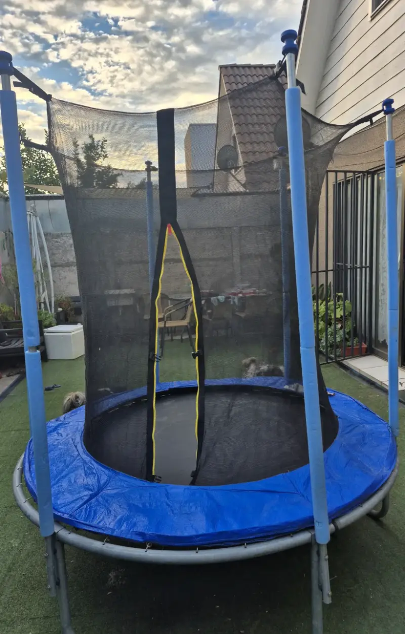 Trampolín con red de seguridad para niños - 2