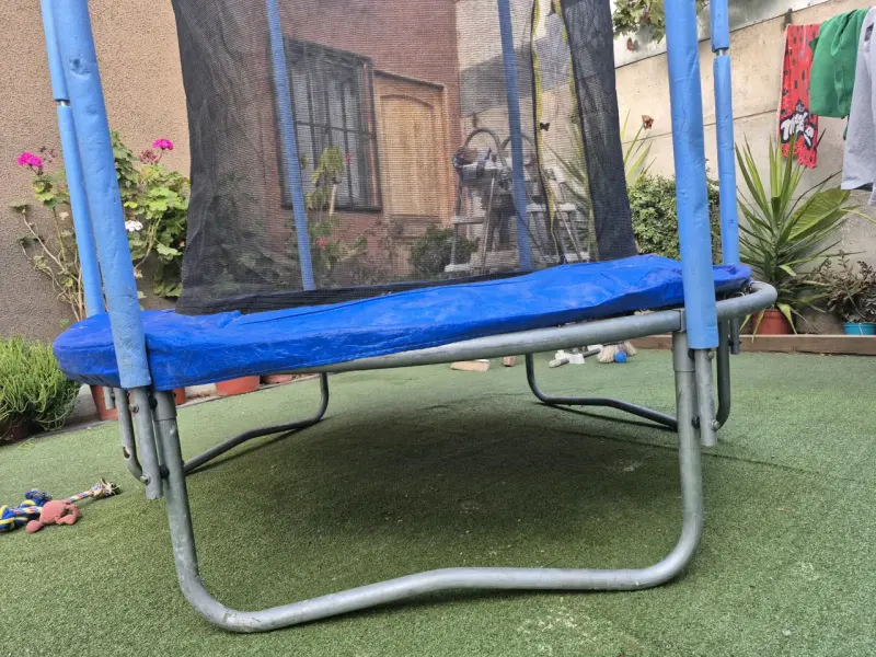 Trampolín con red de seguridad para niños - 5