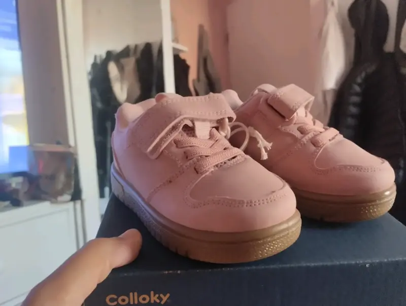 Zapatillas rosadas para niña Colloky - 2