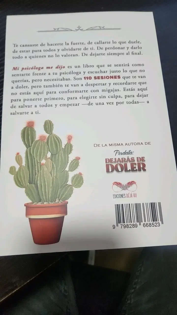 Libro 'Mi Psicóloga Me Dijo' de Yulibeth R.G y Katherine Hoyer - 2