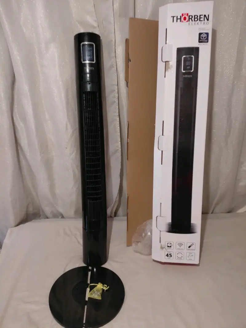 Ventilador de Torre Thorben Negro con Control Remoto - 4