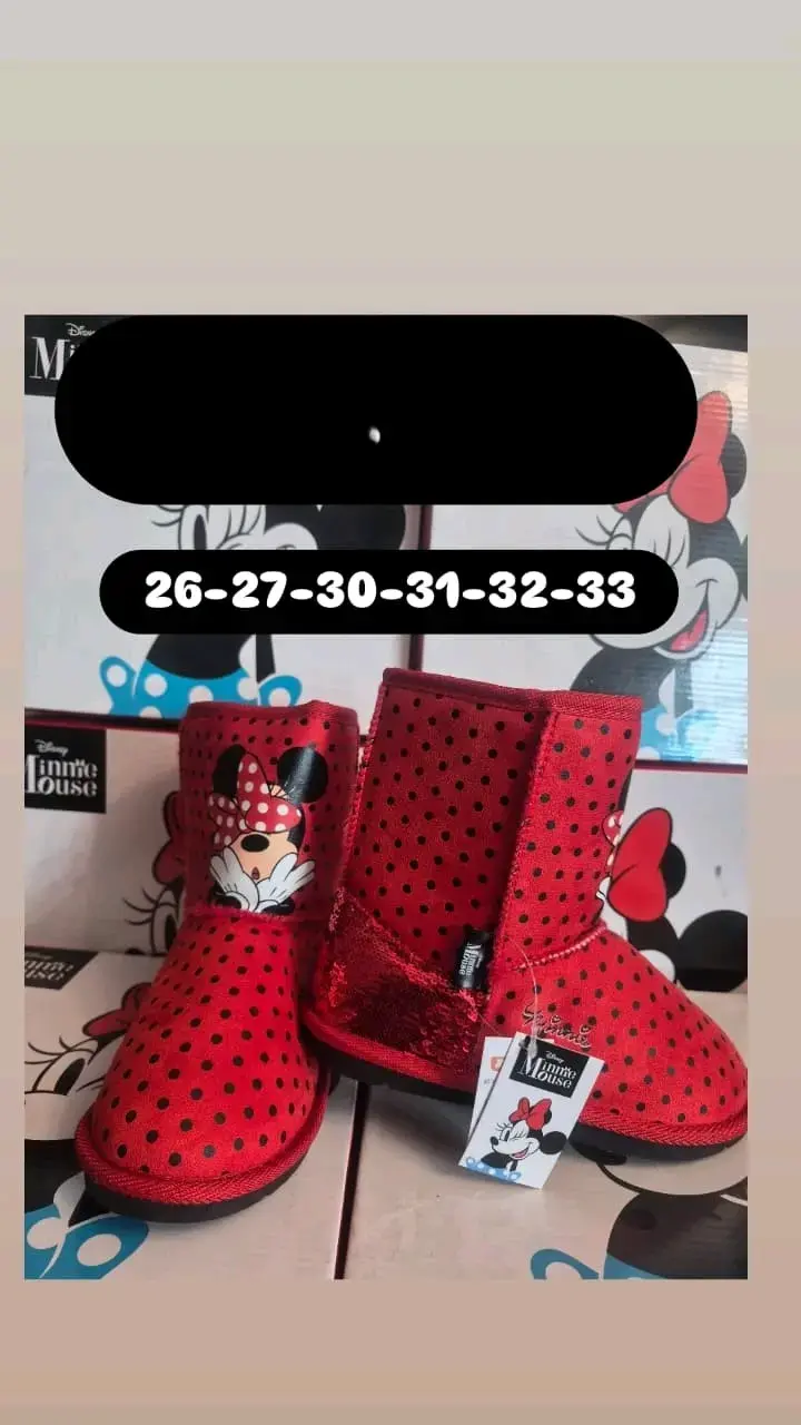Botas infantiles Minnie Mouse en varios colores - 1
