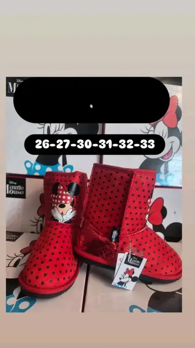 Botas infantiles Minnie Mouse en varios colores - miniatura 1