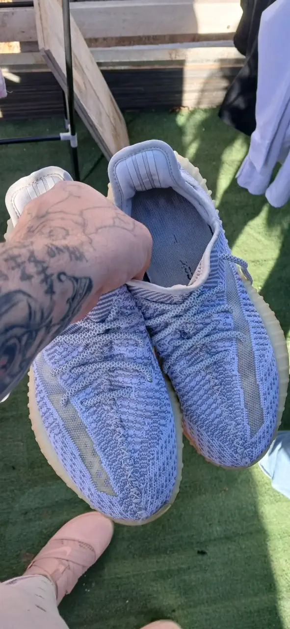 Zapatillas deportivas Yeezy Boost 350 V2 grises - 3