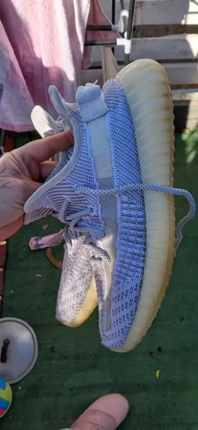 Zapatillas deportivas Yeezy Boost 350 V2 grises - miniatura 4