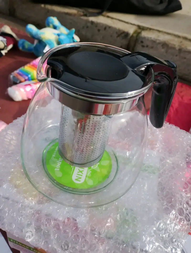 Tetera de vidrio Shangyixin con infusor - 2