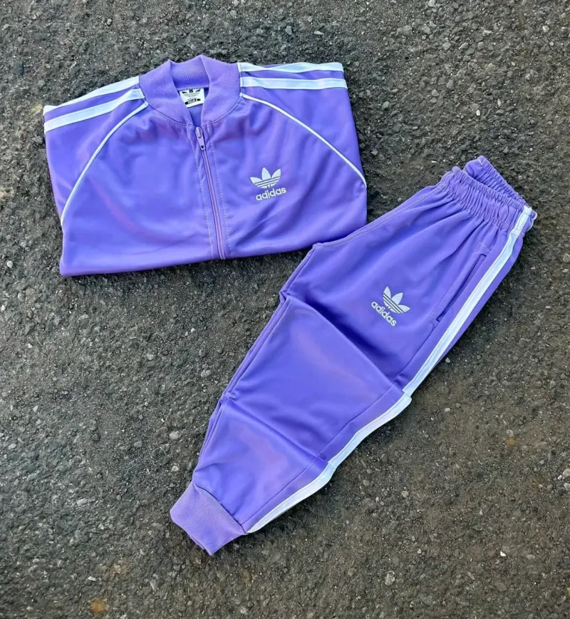 Conjunto deportivo morado Adidas para mujer - 2