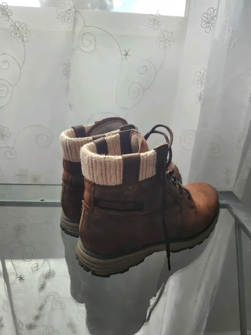 Botas de cuero marrón Caterpillar para mujer - 3