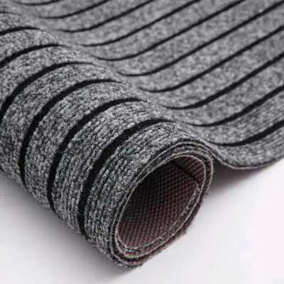 Alfombra Antideslizante Gris para Hogar - miniatura 1