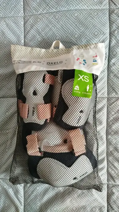 Set de protecciones para patinaje Oxelo XS y S - miniatura 1