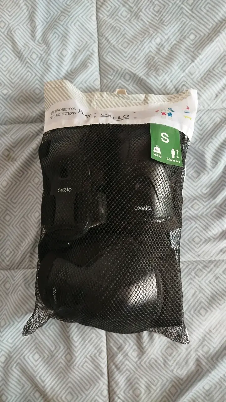 Set de protecciones para patinaje Oxelo XS y S - 3