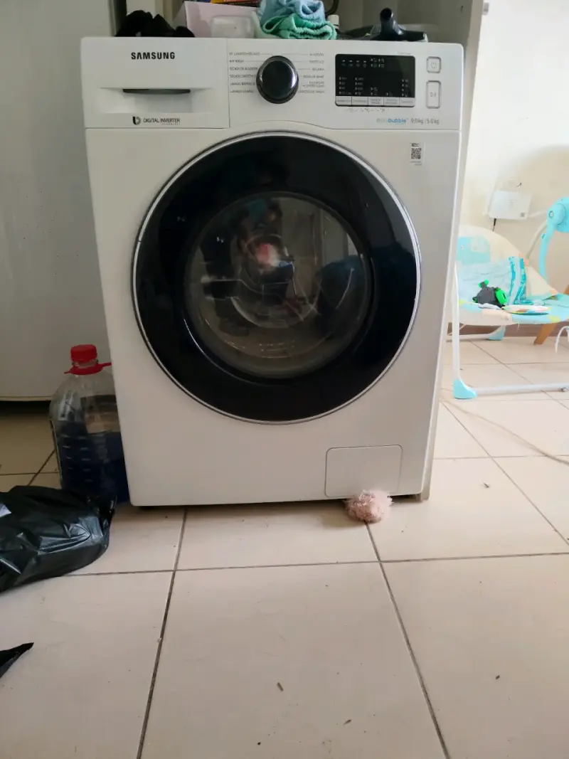 Lavadora Samsung EcoBubbl 9kg con Digital Inverter