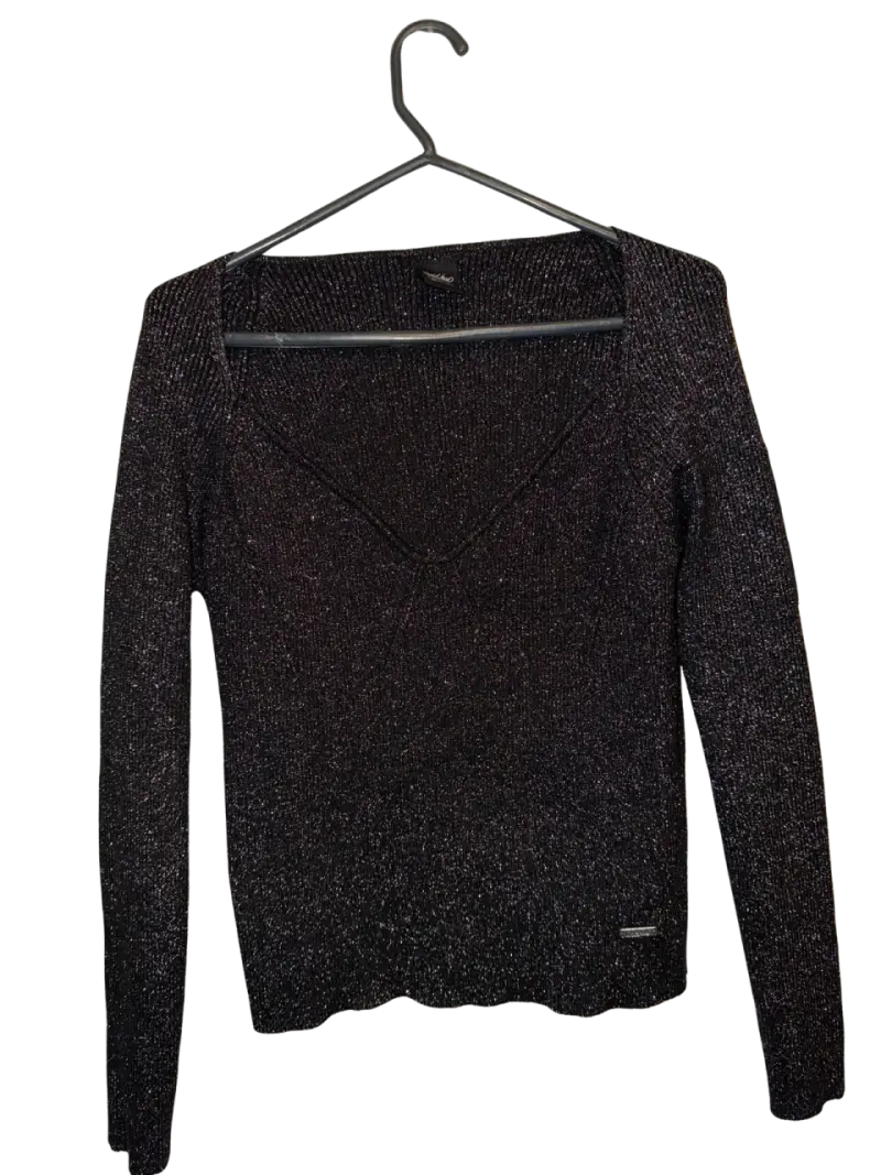 Suéter negro brillante Mossimo - 1